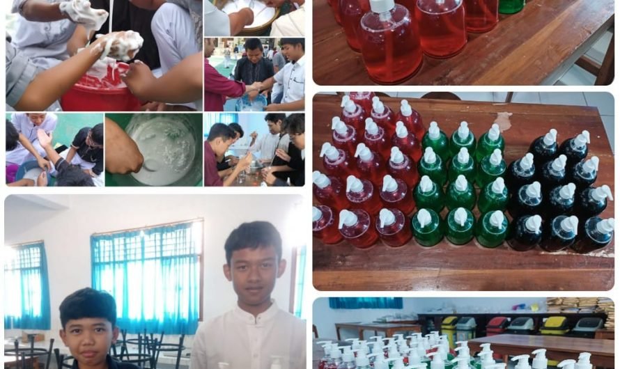 Project Membuat Sabun Cuci Tangan akhirnya selesai pada Hari ini!