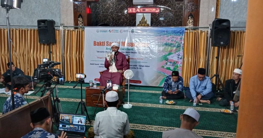 Tabligh Akbar bersama Habib Novel Al Atos, sekaligus acara penutupan BSM di desa Bandorasa Kulon