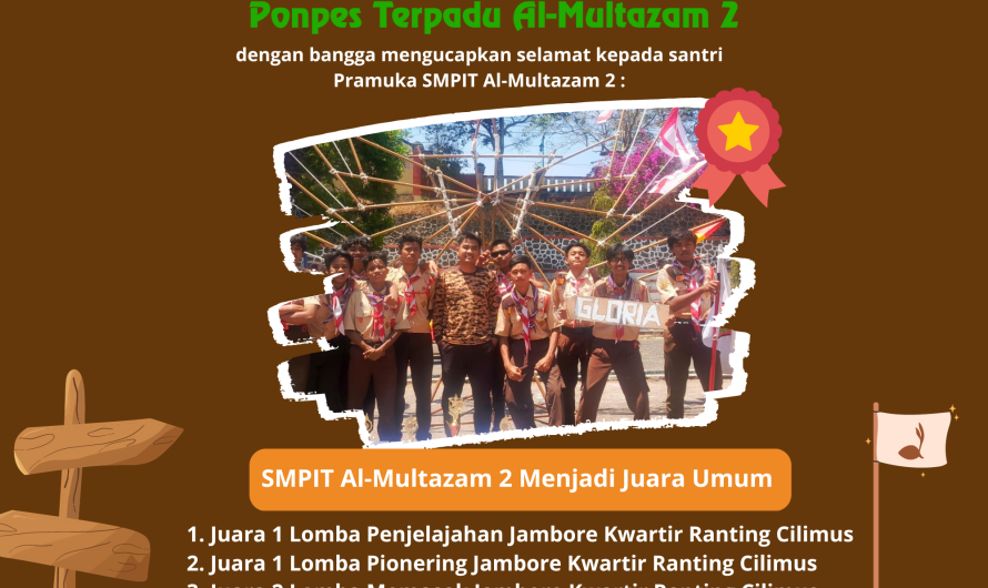 SMPIT Al-Multazam 2Menjadi Juara Umum