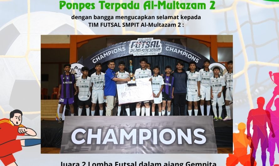 Juara 2 Lomba Futsal dalam ajang Gempita Futsal Kemerdekaan Super Cup 2024