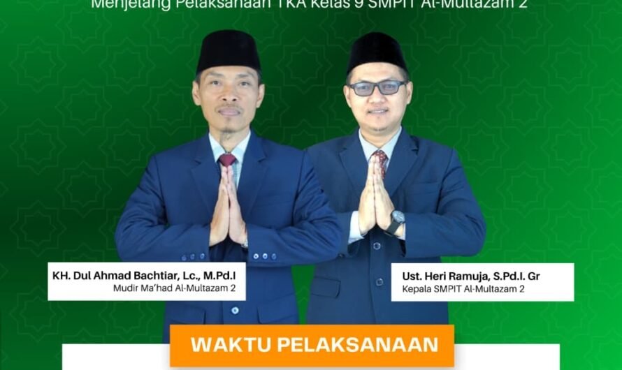 Pertemuan dan Doa Bersama Kelas IX sebagai Ikhtiar Menghadapi Tes Kemampuan Akademik (TKA)