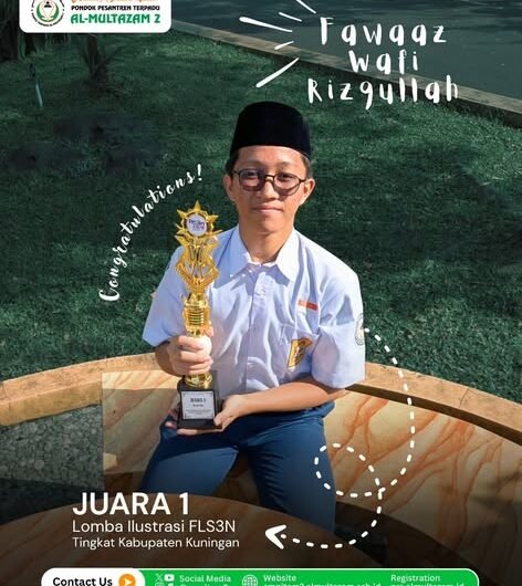 Congratulations to Fawaaz Wafi Rizqullah (8D) for being the 1st Winner of Illustration
