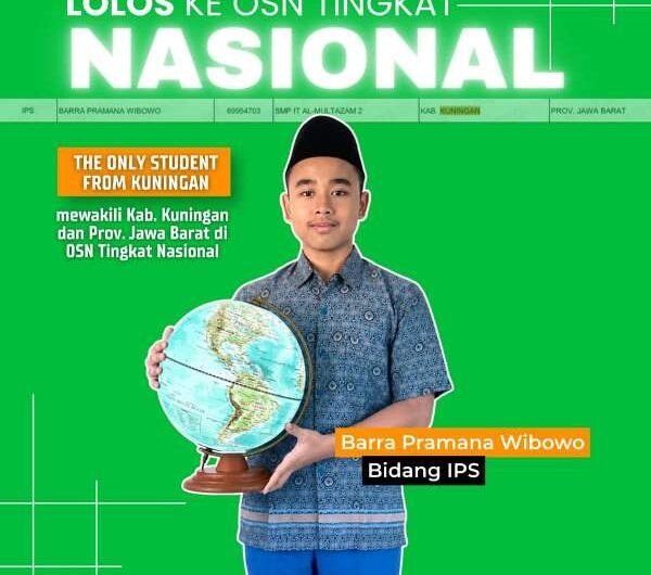 Kabar Membanggakan! Santri SMPIT Al-Multazam 2 Lolos OSN Nasional dan Raih Juara 1 LCC Festival Linggarjati